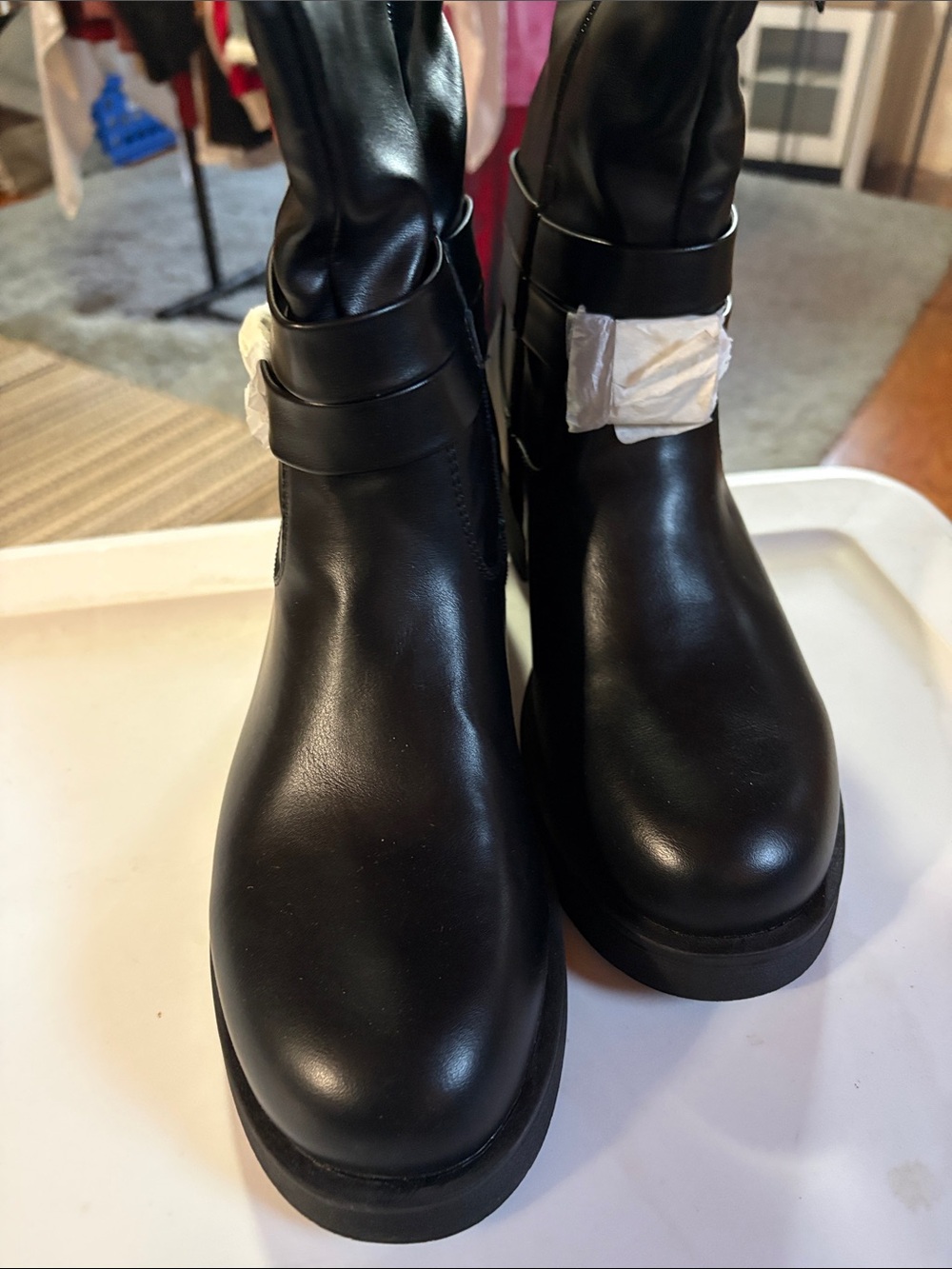 Olivia Miller Black riding boots - Picture 5 of 10